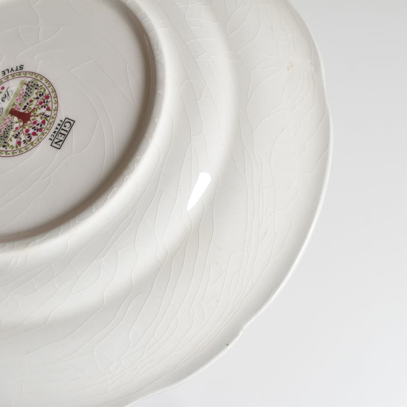 Vintage Dessert Plate, Gien Les tartes "Strawberry Tart"