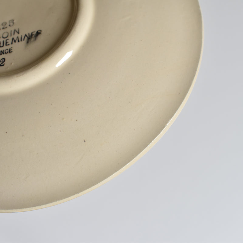 Vintage saucer Digoin & Sarreguemines Iris 9225