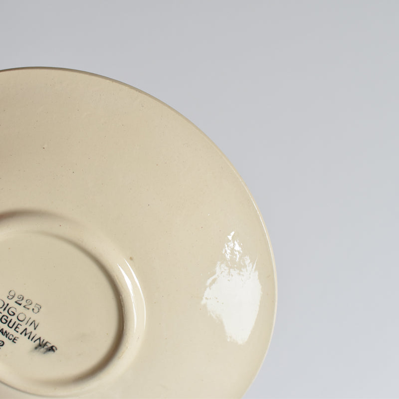 Vintage saucer Digoin & Sarreguemines Iris 9225