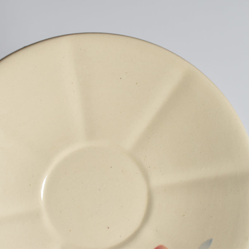 Vintage saucer Digoin & Sarreguemines Iris 9225