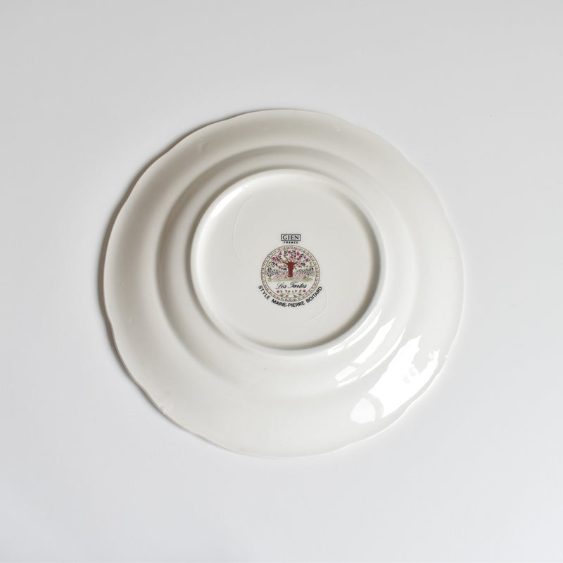 Vintage Dessert Plate Gien Les tartes "Cherry Pie"