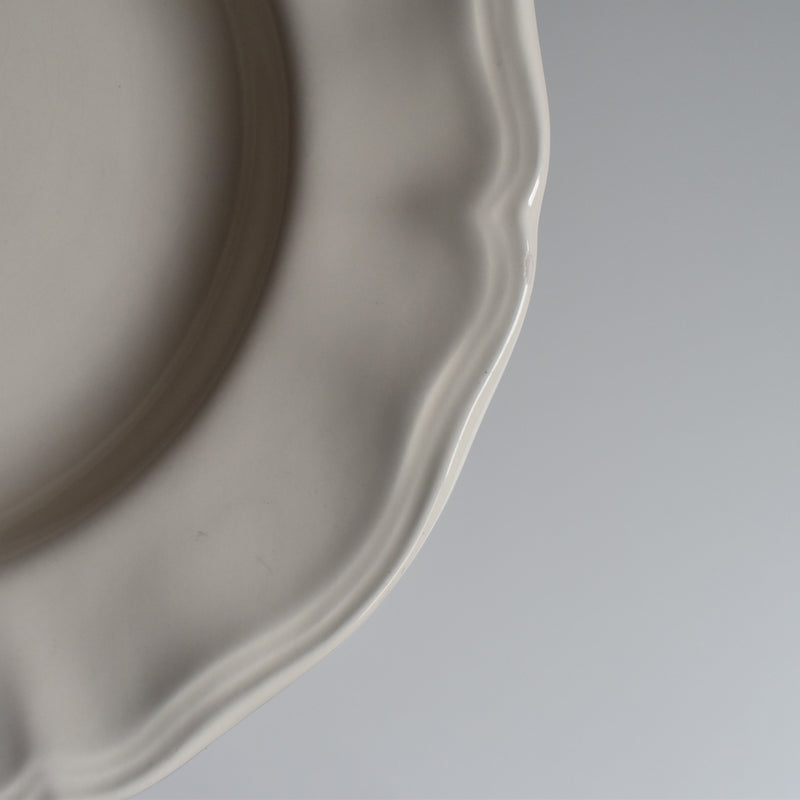 Vintage Deep Plate, Flower Rim B
