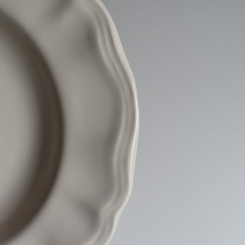 Vintage Deep Plate, Flower Rim B