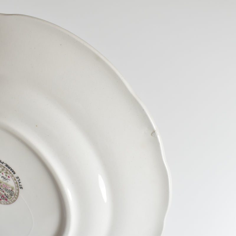 Vintage Dessert Plate Gien Les tartes "Cherry Pie"