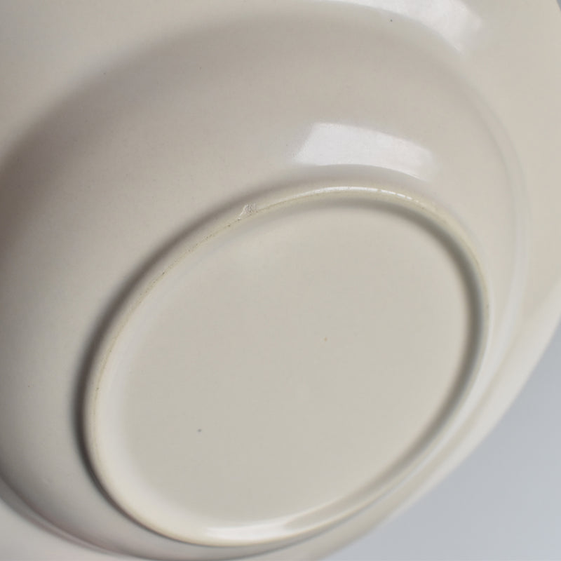 Vintage Deep Plate Flower Rim C