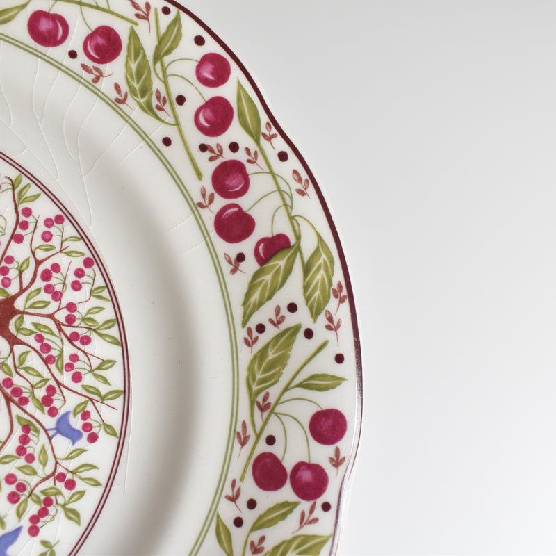 Vintage Dessert Plate Gien Les tartes "Cherry Pie"