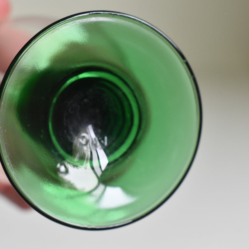 Vintage Alsace Wine Glass Arc Raisin