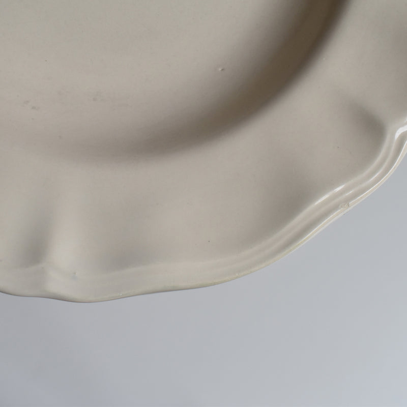 Vintage Deep Plate Flower Rim C