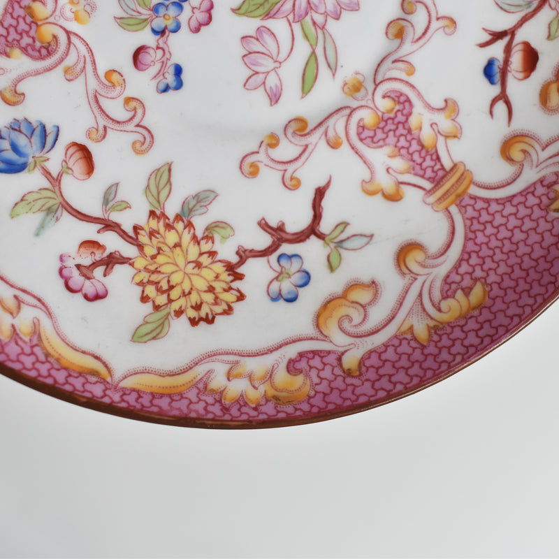 Antique Cup & Saucer Sarreguemines Minton 235 (Grand Depots) A