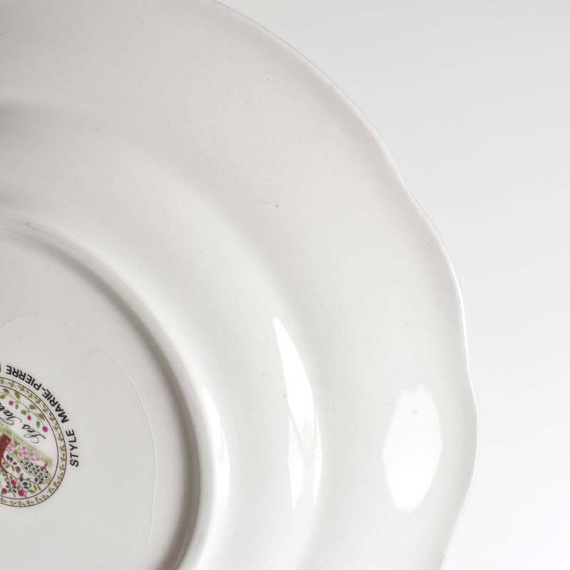 Vintage dessert plate Gien Les tartes "Tarte aux Pommes"