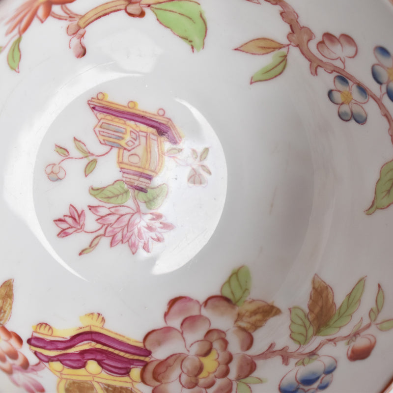 Antique Cup & Saucer Sarreguemines Minton 235 (Grand Depots) A