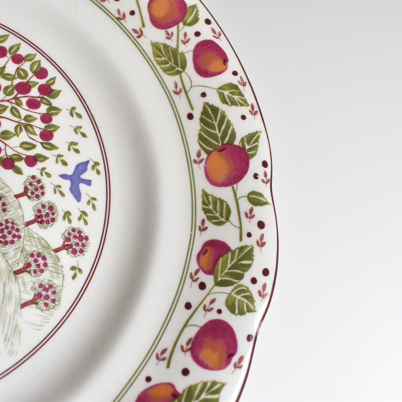 Vintage dessert plate Gien Les tartes "Tarte aux Pommes"