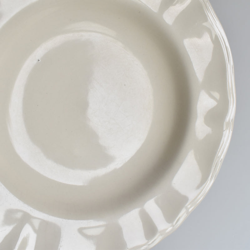 Vintage Deep Dish, Scalloped Rim D