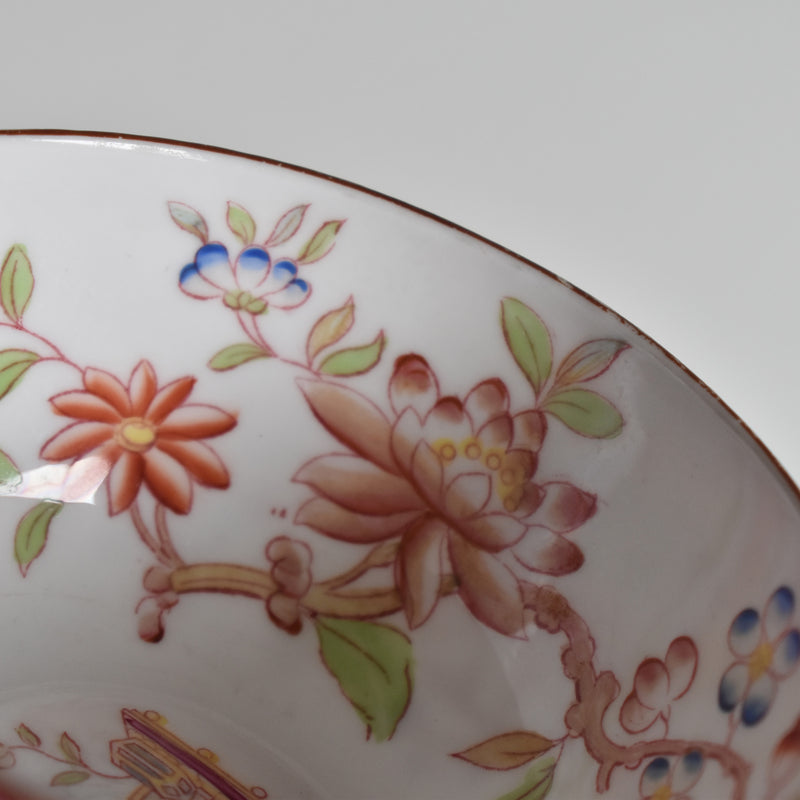 Antique Cup & Saucer Sarreguemines Minton 235 (Grand Depots) A