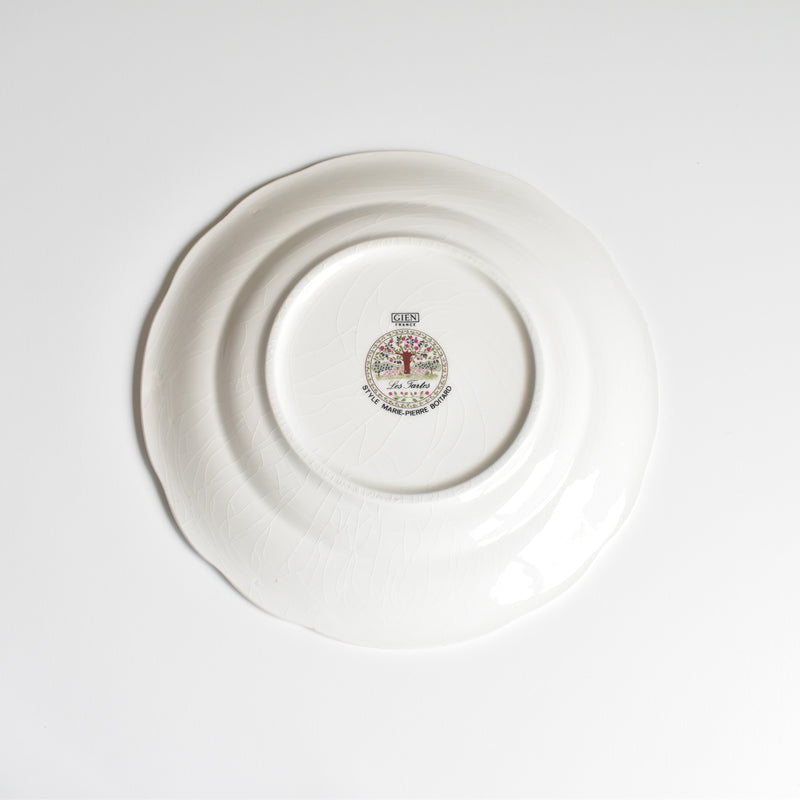 Vintage dessert plate Gien Les tartes "Apricot Tart"