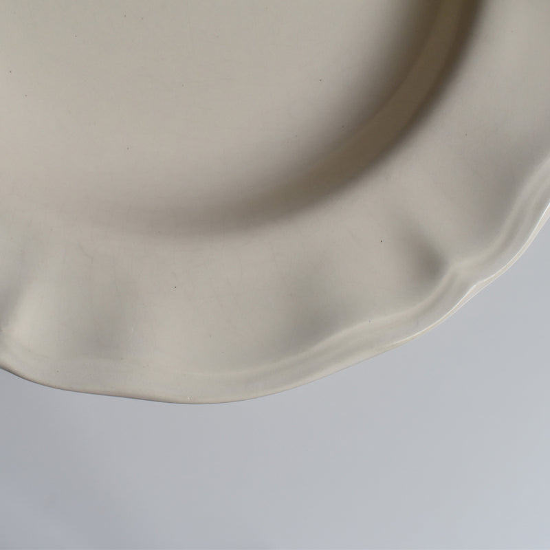 Vintage Deep Dish, Scalloped Rim D
