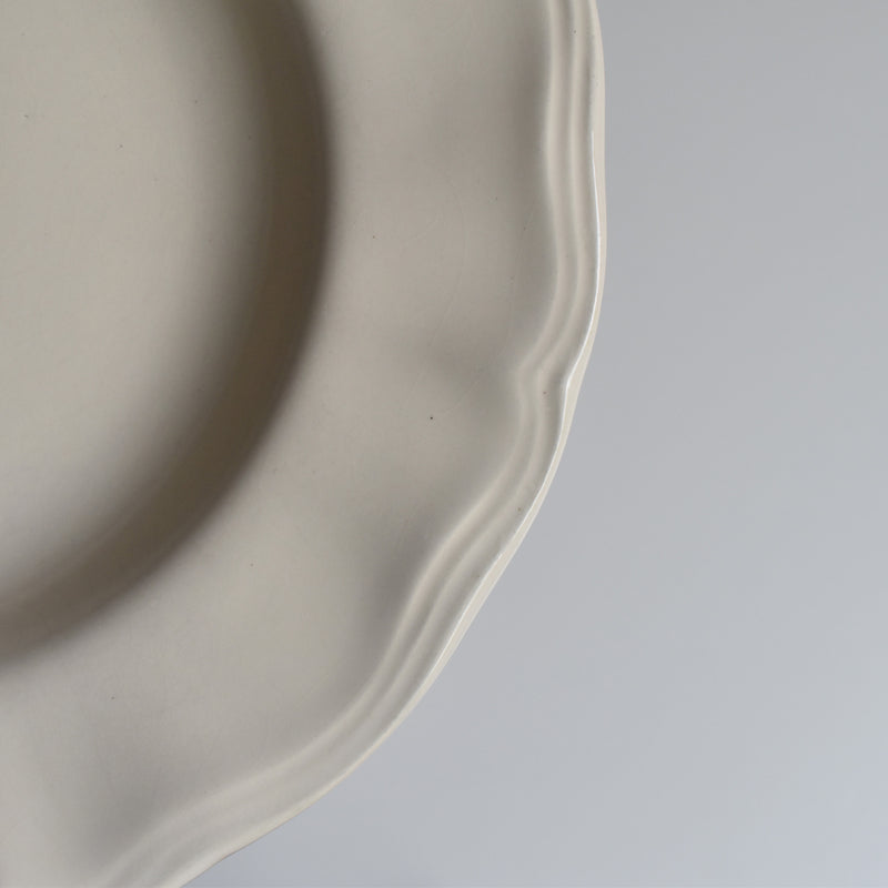 Vintage Deep Dish, Scalloped Rim D