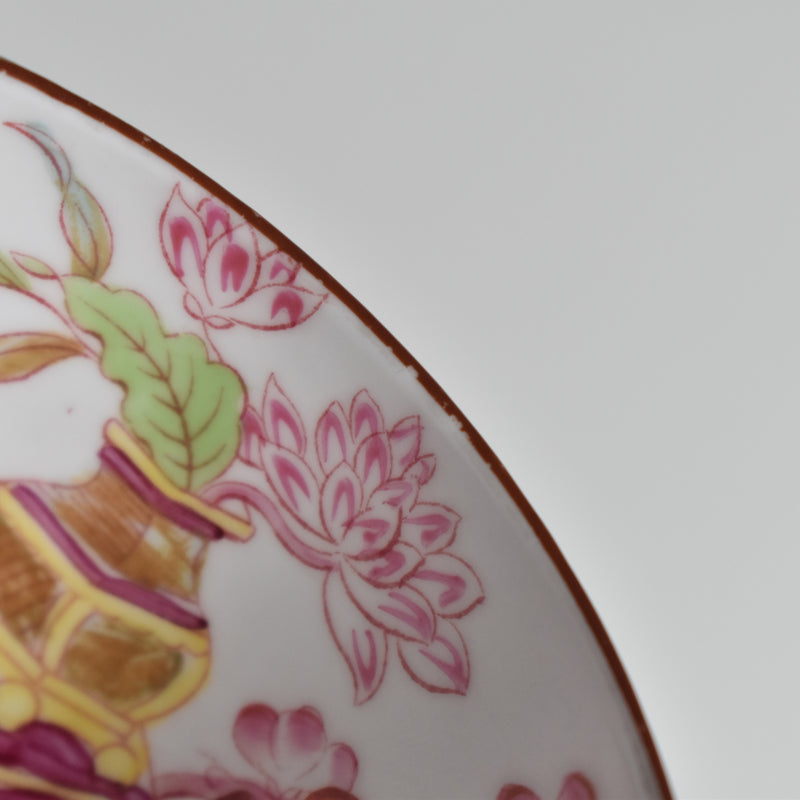 Antique Cup & Saucer Sarreguemines Minton 235 (Grand Depots) A