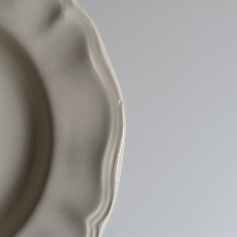 Vintage Deep Dish, Scalloped Rim D