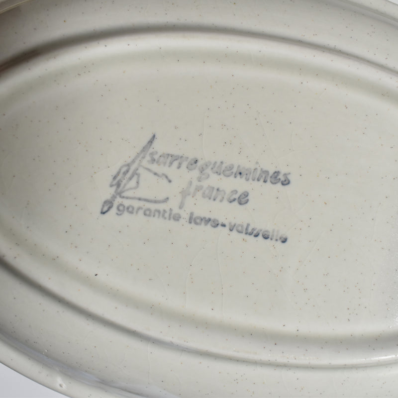 Vintage Salins Sarreguemines Thistle Dish B