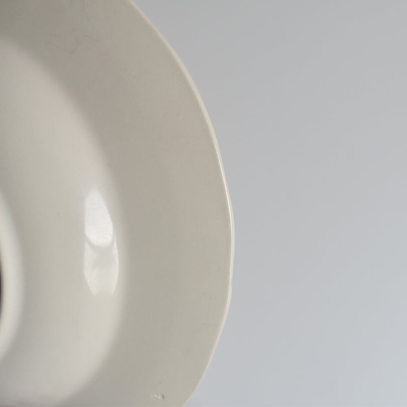 Vintage Deep Plate, Floral Rim, E