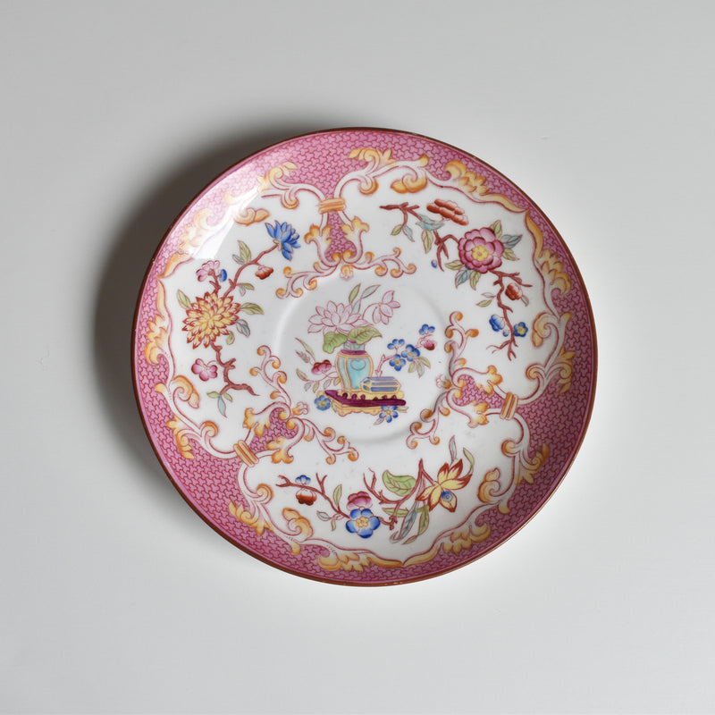 Antique Cup & Saucer Sarreguemines Minton 235 (Grand Depots) B