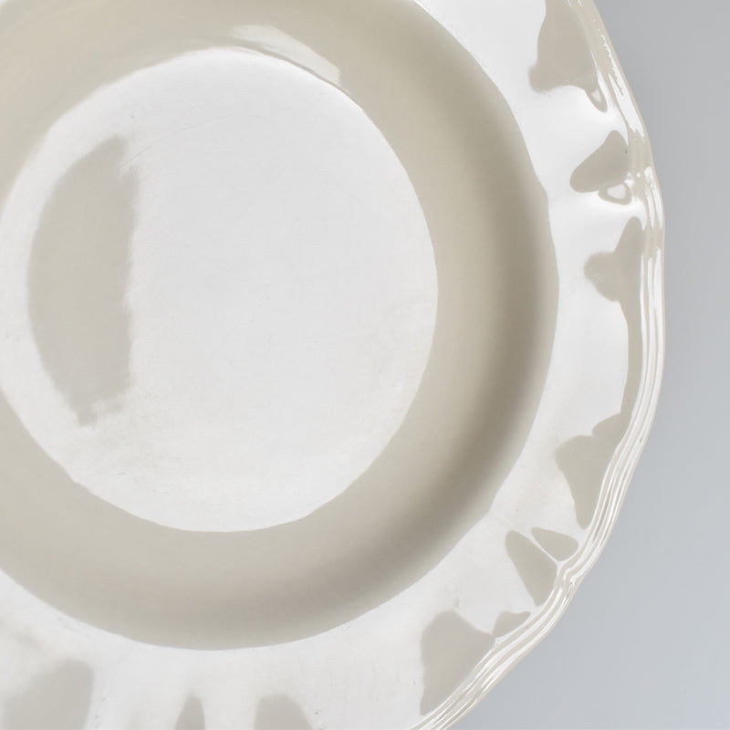 Vintage Deep Plate, Floral Rim, E