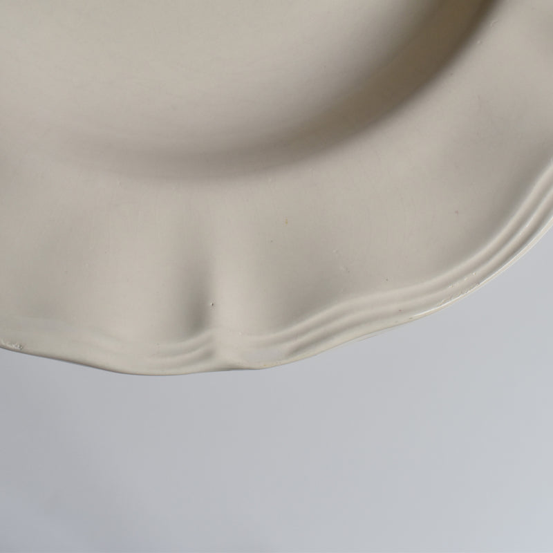 Vintage Deep Plate, Floral Rim, E