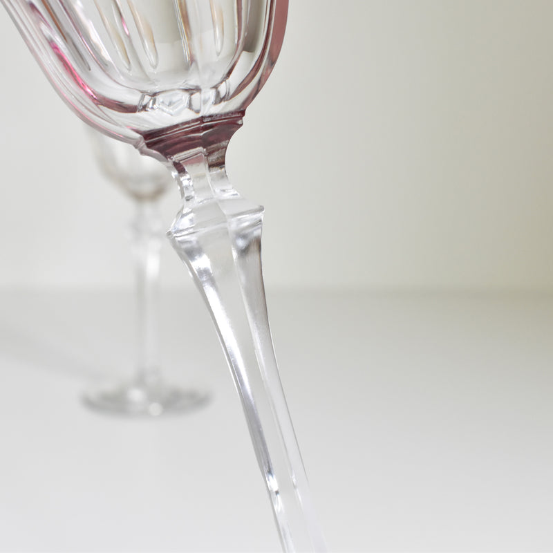 Vintage Crystal Glasses - Pair