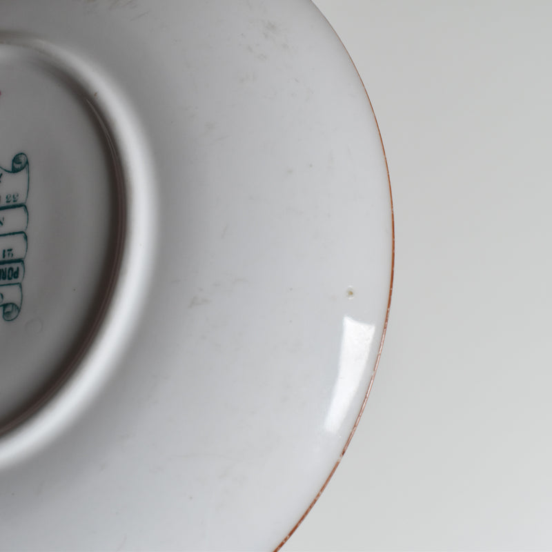 Antique Cup & Saucer Sarreguemines Minton 235 (Grand Depots) B