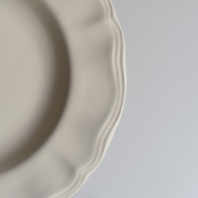 Vintage Deep Plate, Floral Rim, E