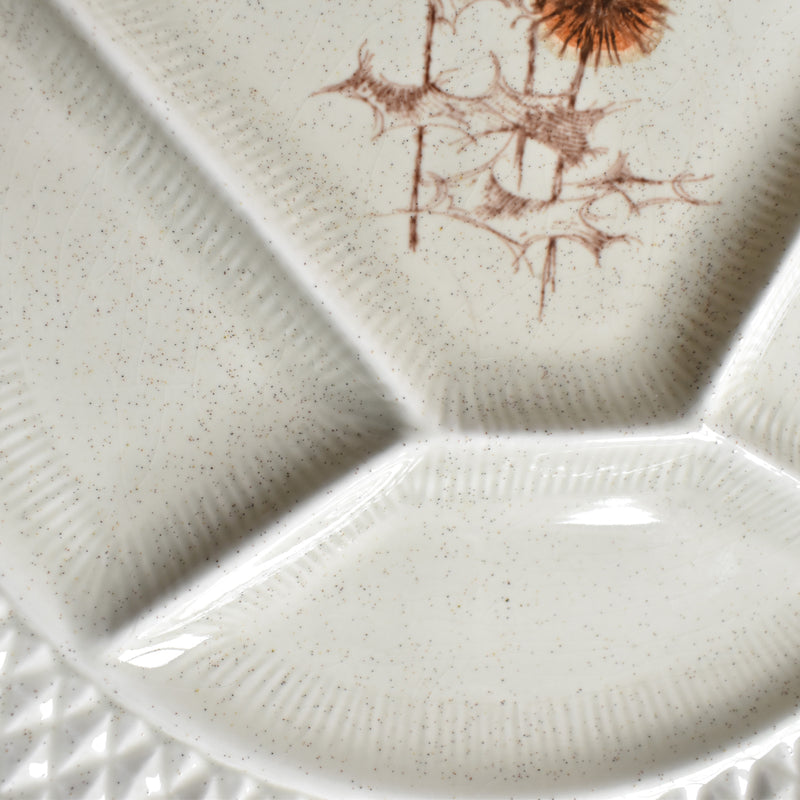 Vintage Fondue Plate Chardons B