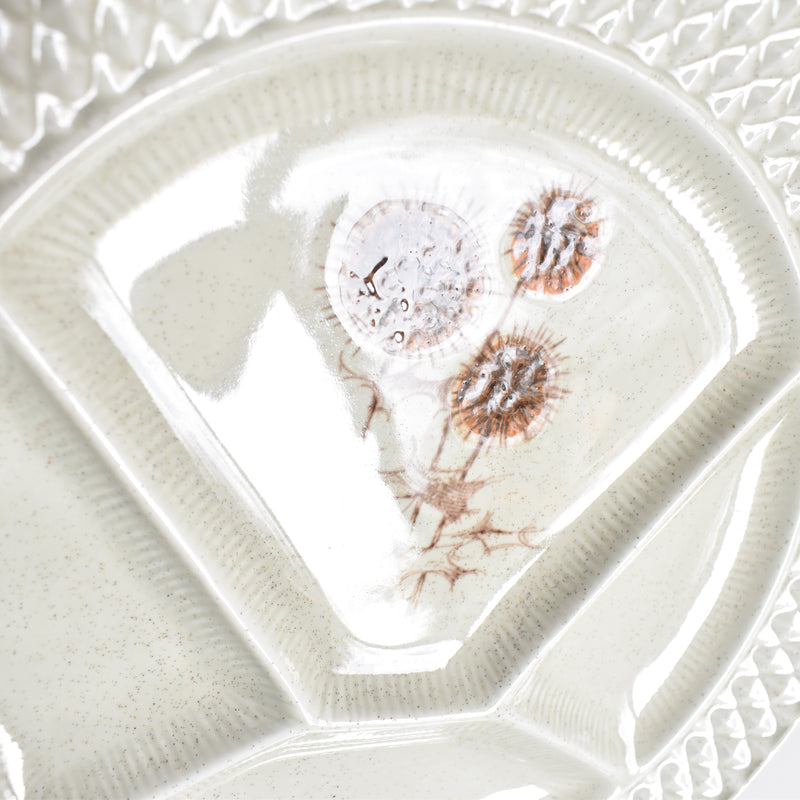 Vintage Fondue Plate Chardons B