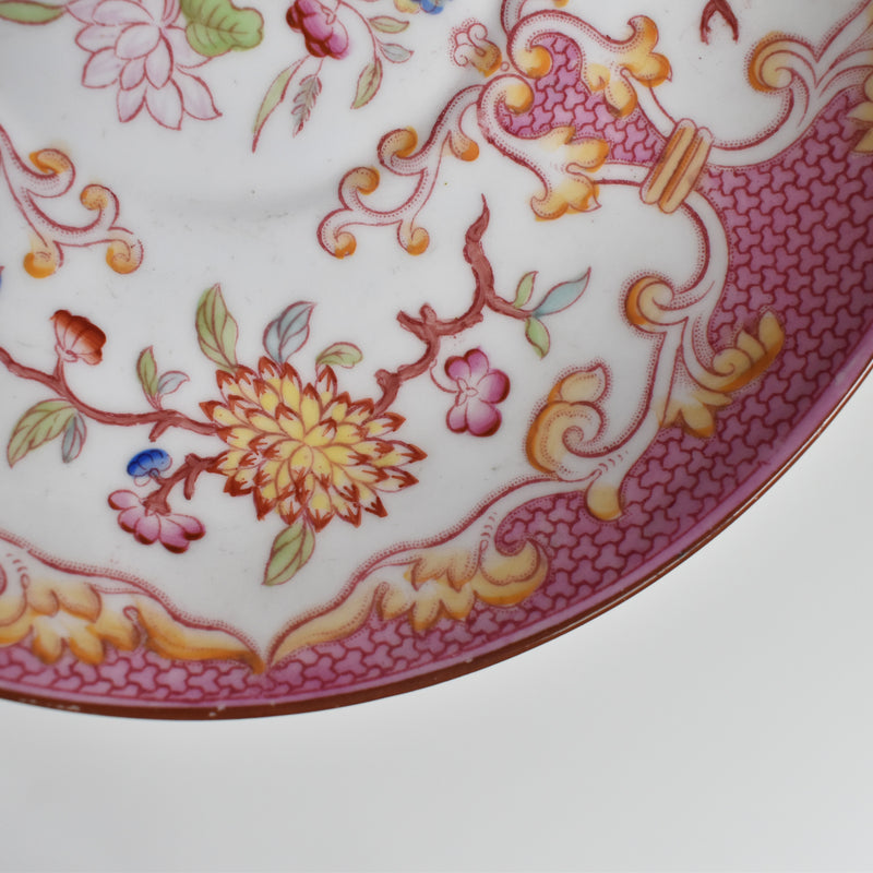 Antique Cup & Saucer Sarreguemines Minton 235 (Grand Depots) B