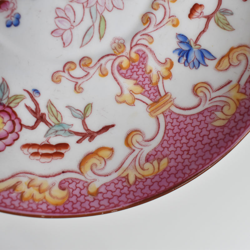 Antique Cup & Saucer Sarreguemines Minton 235 (Grand Depots) B