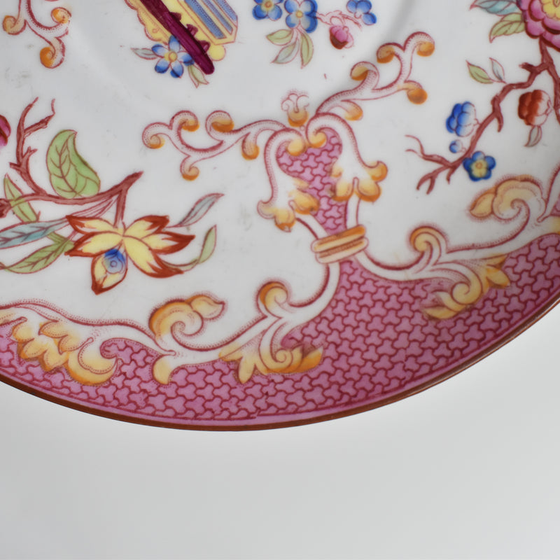 Antique Cup & Saucer Sarreguemines Minton 235 (Grand Depots) B