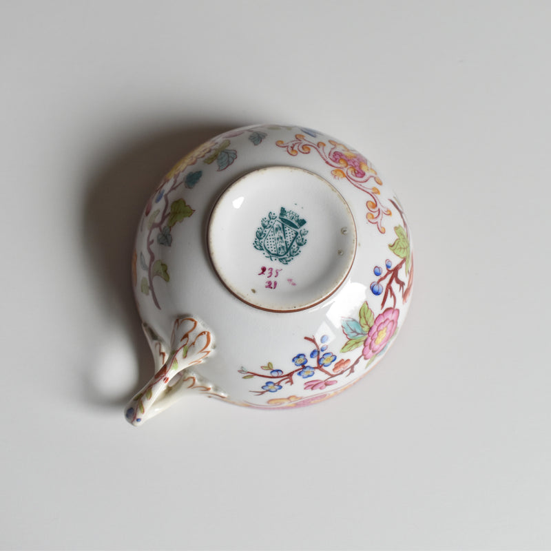 Antique Cup & Saucer Sarreguemines Minton 235 (Grand Depots) B