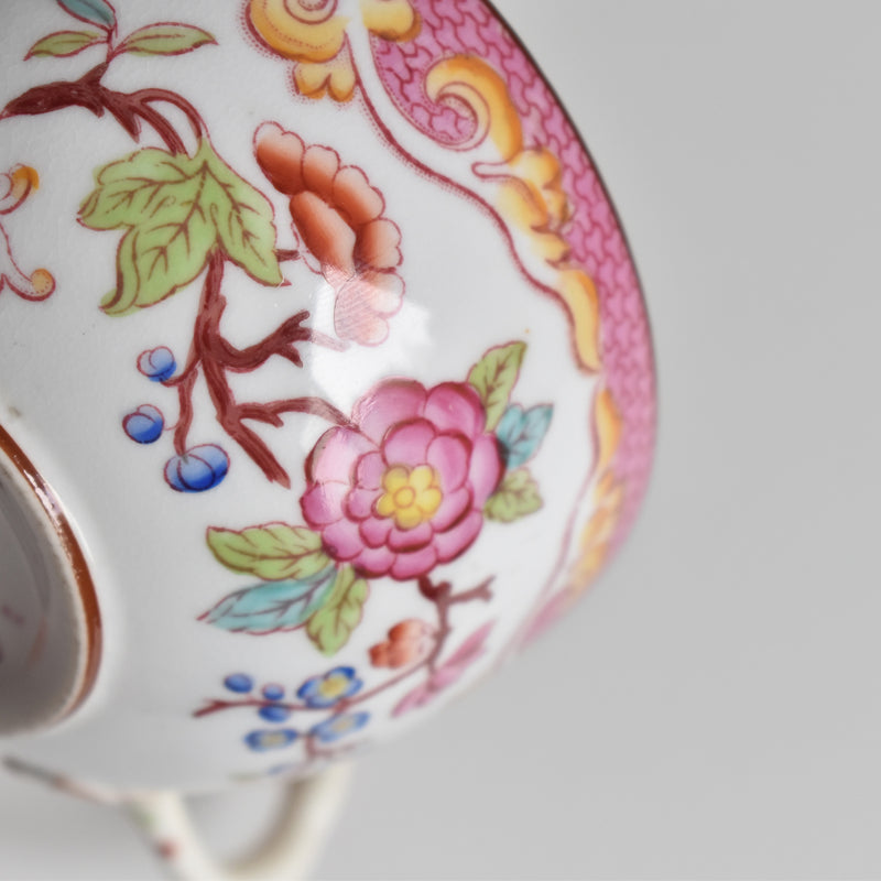 Antique Cup & Saucer Sarreguemines Minton 235 (Grand Depots) B