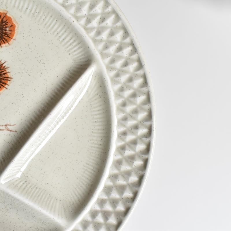 Vintage Fondue Plate Chardons C