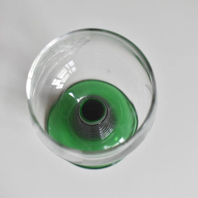 Vintage Alsace Wine Glass Arc Raisin