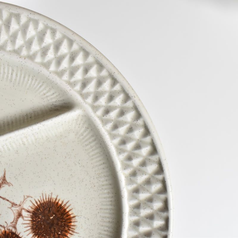Vintage Fondue Plate Chardons C