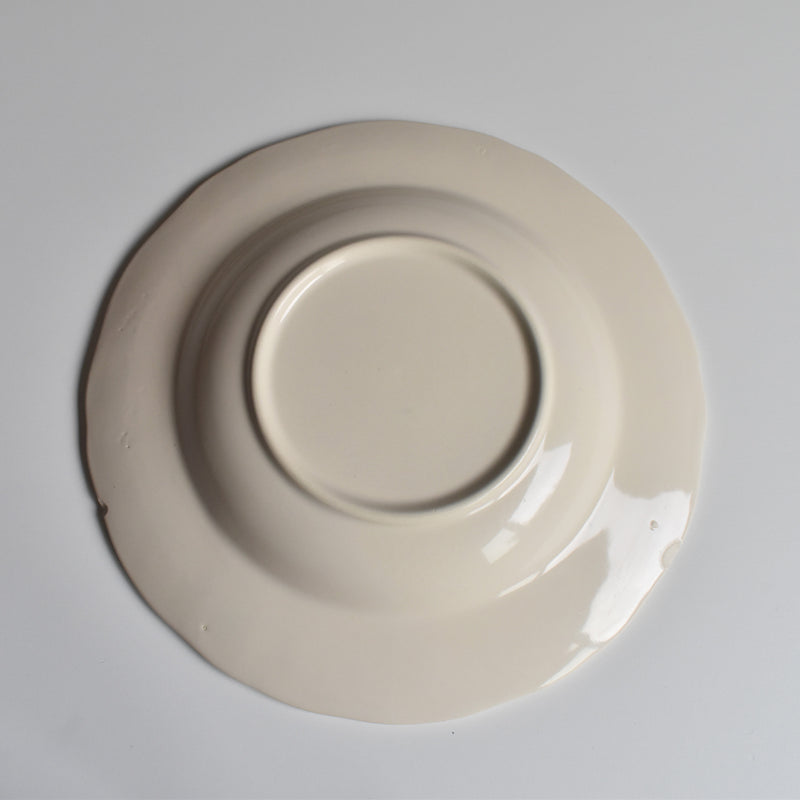 Vintage Deep Plate, Petal Rim G