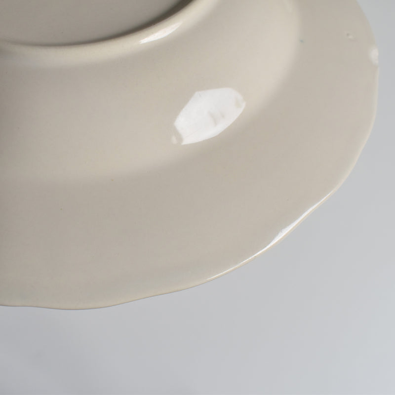 Vintage Deep Plate, Petal Rim G