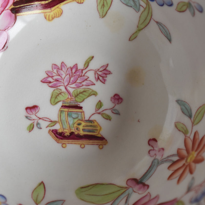 Antique Cup & Saucer Sarreguemines Minton 235 (Grand Depots) B