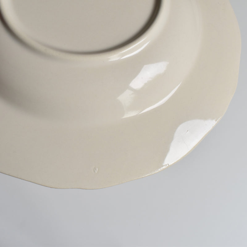 Vintage Deep Plate, Petal Rim G