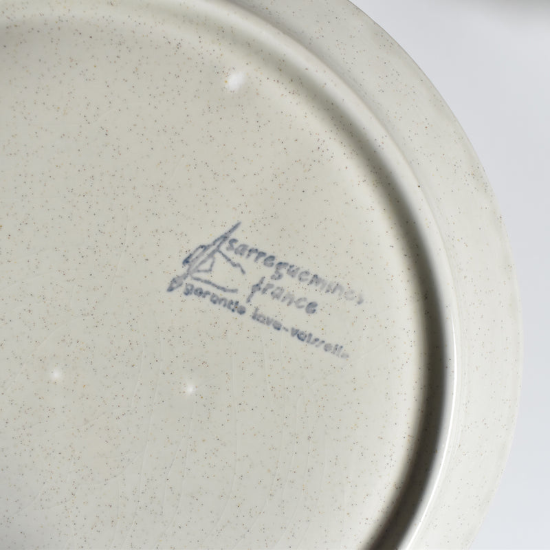 Vintage Fondue Plate, Chardons D