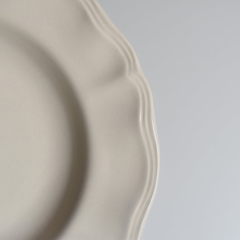 Vintage Deep Plate, Petal Rim G