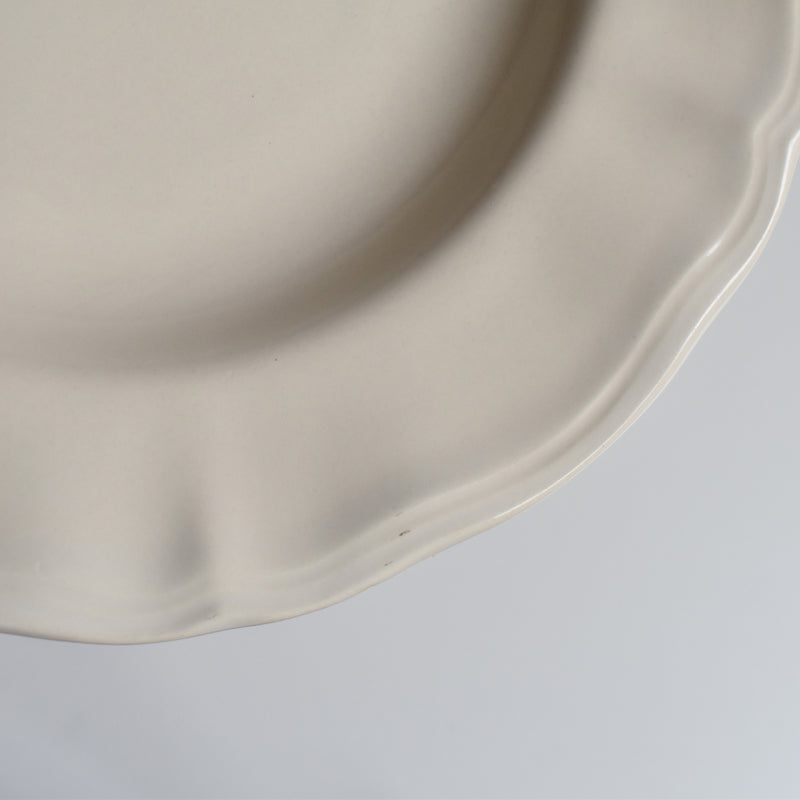 Vintage Deep Plate, Petal Rim G