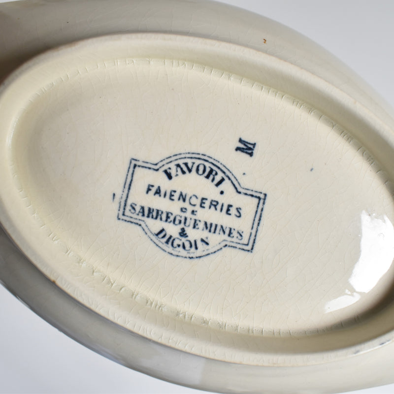 Antique Ravier Digoin & Sarreguemines Favori