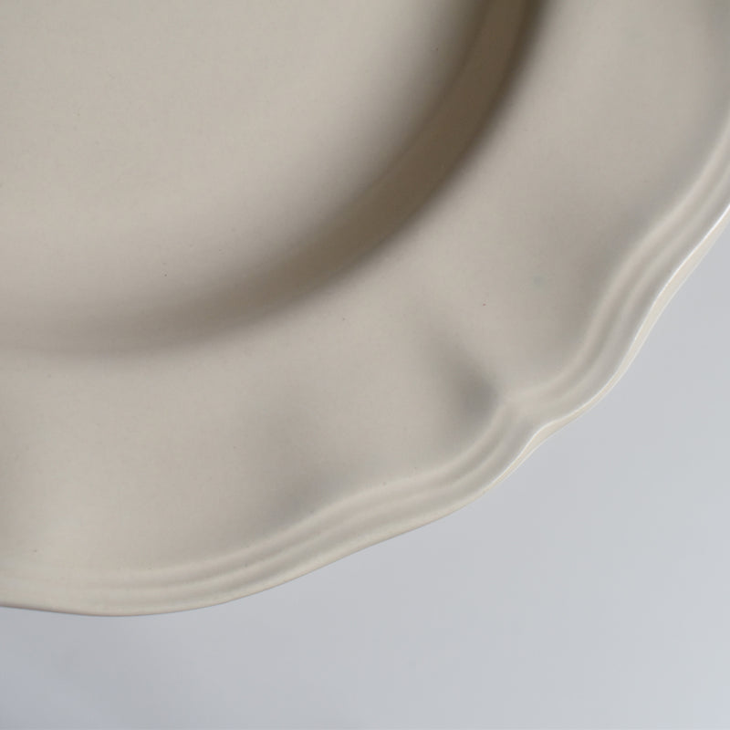 Vintage Deep Plate, Petal Rim G